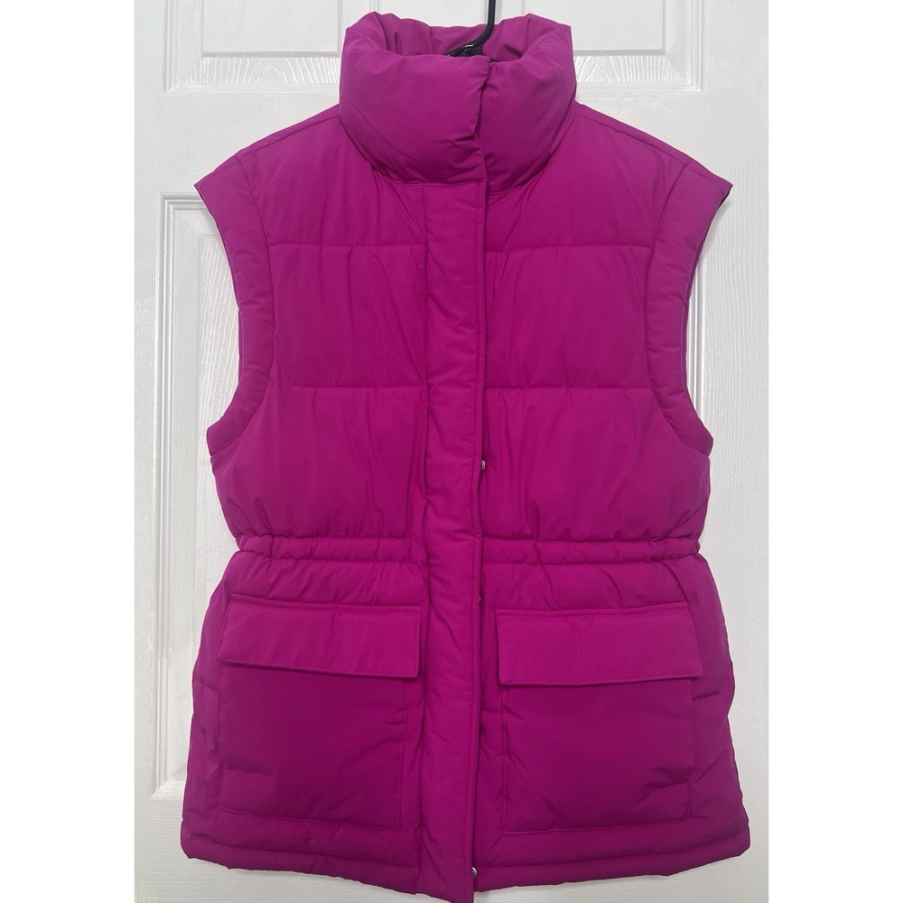 Universal Thread Full Zip Snap Quilted Puffer Ves… - image 4